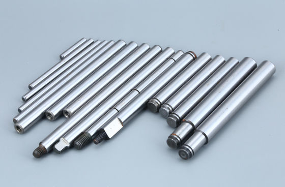 0.0005mm Precision Shaft Pins For Stepper Brushless Dc Motors With Thread Ends