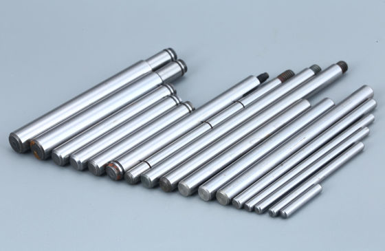 0.0005mm Precision Shaft Pins For Stepper Brushless Dc Motors With Thread Ends