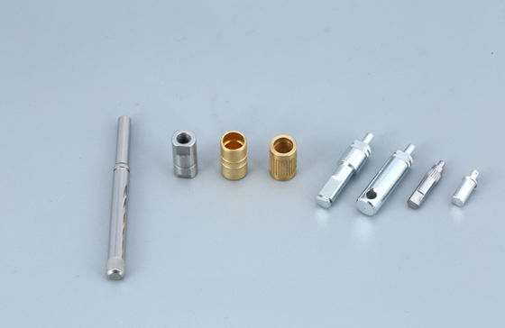 0.0005mm Precision Shaft Pins For Stepper Brushless Dc Motors With Thread Ends