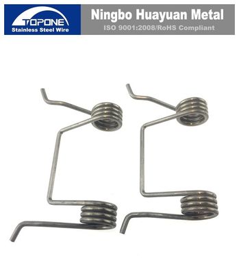 Industrial EPQ Wire Stainless Steel Wire Forming Zinc Plated Double Spiral Torsion Spring