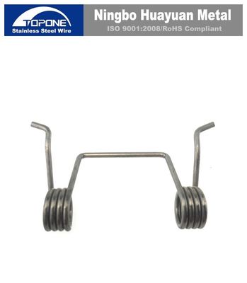 Industrial EPQ Wire Stainless Steel Wire Forming Zinc Plated Double Spiral Torsion Spring