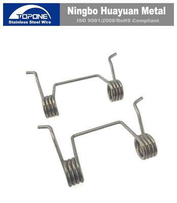 1.4mm Bright EPQ Wire Stainless Steel Wire Forming Double Torsion Spring For Vending Machine