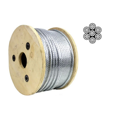 6mm 8mm 10mm Średnica 6x12 Lina stalowa ocynkowana Lina stalowa