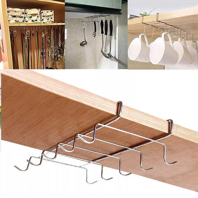 Stainless Steel Spring Kitchen Cabinet Sliding Wire Baskets High Temperature Resistance Long Lasting