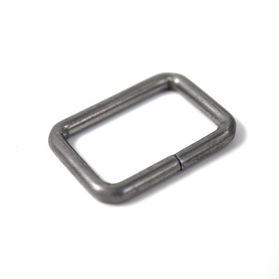 Custom Made Square Ring Cheap Price Gunmetal Color 1 Inch Metal Handbag Rectangle Buckle Garment Adjustable