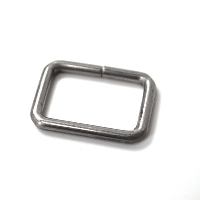Custom Made Square Ring Cheap Price Gunmetal Color 1 Inch Metal Handbag Rectangle Buckle Garment Adjustable