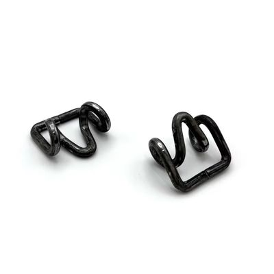 OEM Steel Wire Bending Forming Blacking Spring Clip Collars Hook Spring