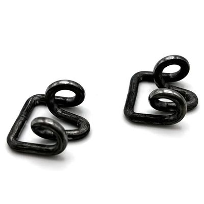 OEM Steel Wire Bending Forming Blacking Spring Clip Collars Hook Spring