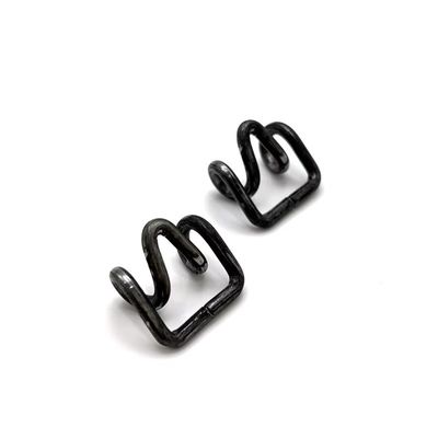 OEM Steel Wire Bending Forming Blacking Spring Clip Collars Hook Spring