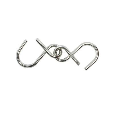 Wholesale Puzzle Rings Solution Metal spring Brain Teasers Link Unlock wire forming