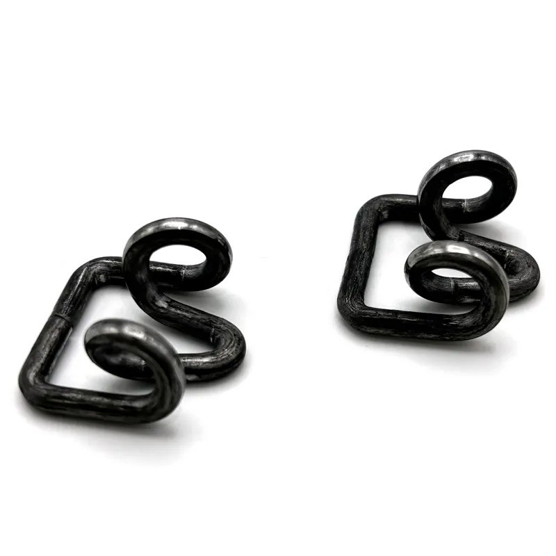 OEM Steel Wire Bending Forming Blacking Spring Clip Collars Hook Spring