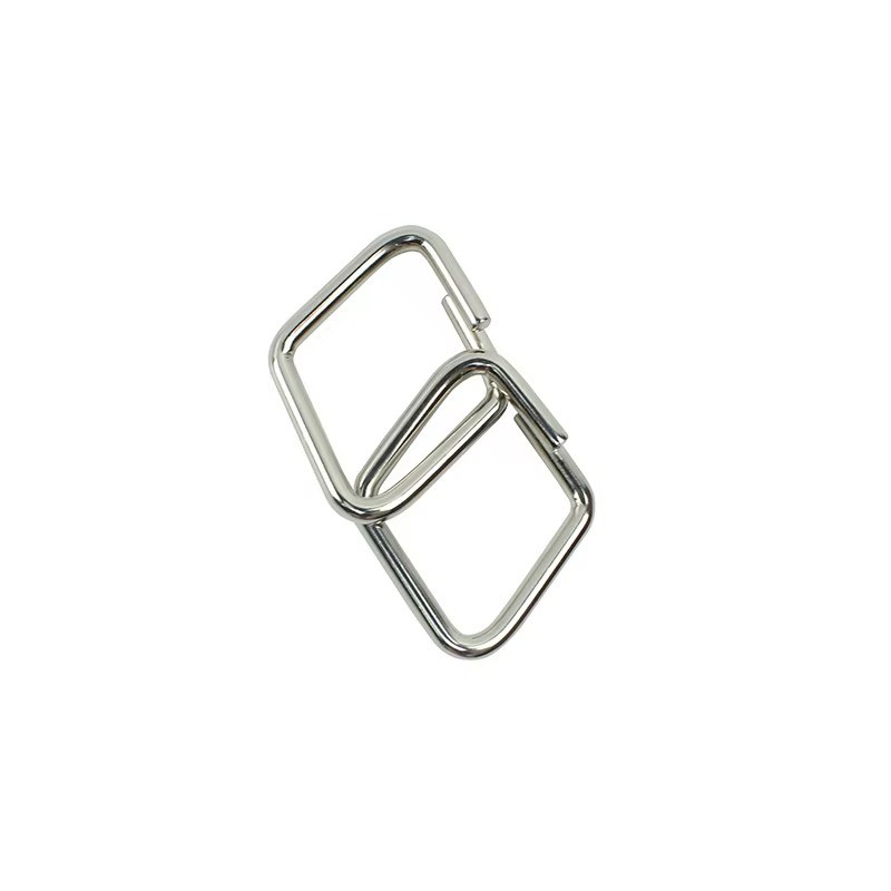 Factory Direct Sales Metal Square Iron Ring Buckle Luggage Buckle Square